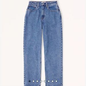 Abercrombie & Fitch Curve Love High Rise Loose Jeans 32/14R